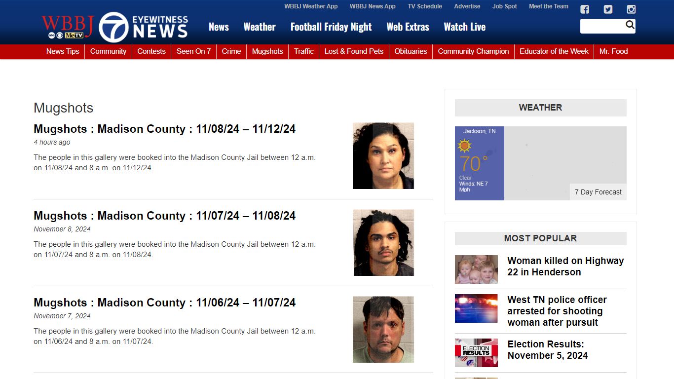 Mugshots Archives - WBBJ-TV